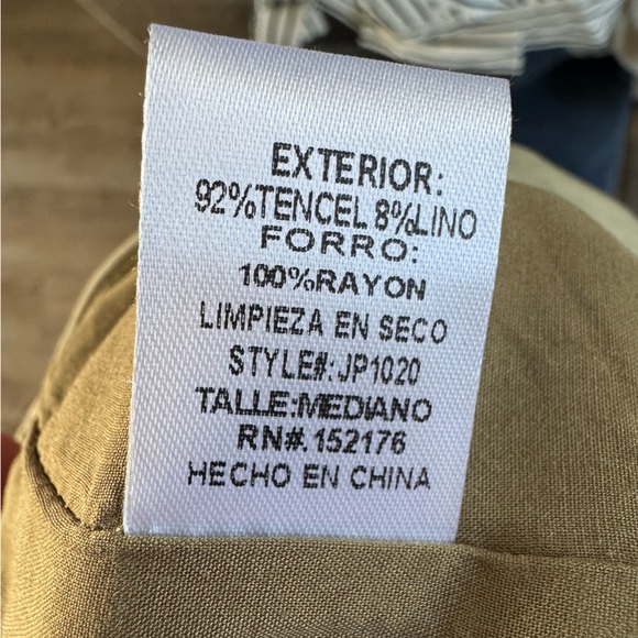 Reset by Jane High Waist Linen Blend Shorts - Picture 6 of 7